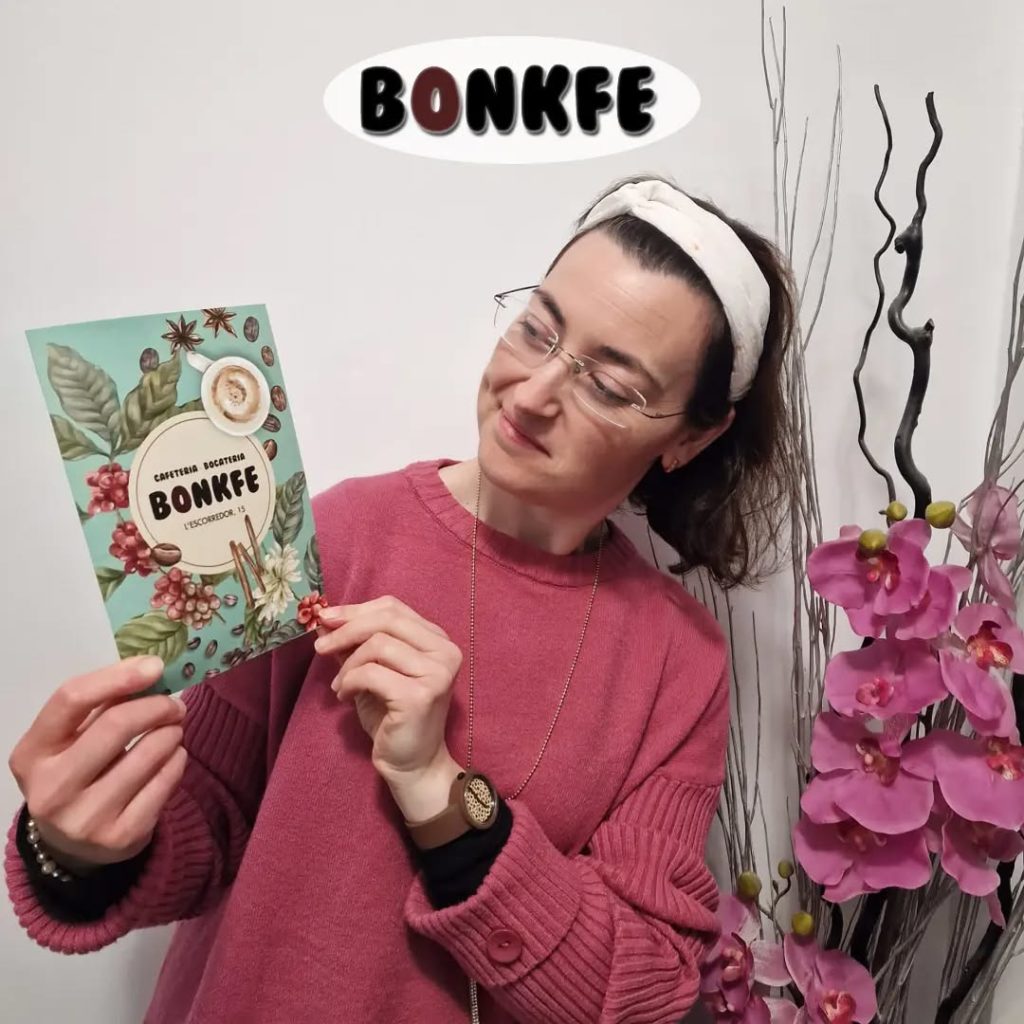 Doña Bonkfe con el menu
